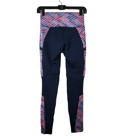 Athleta Womens Fleece Lined Leggings Size XXS 2XS Blue Cozy - Picture 4 of 9